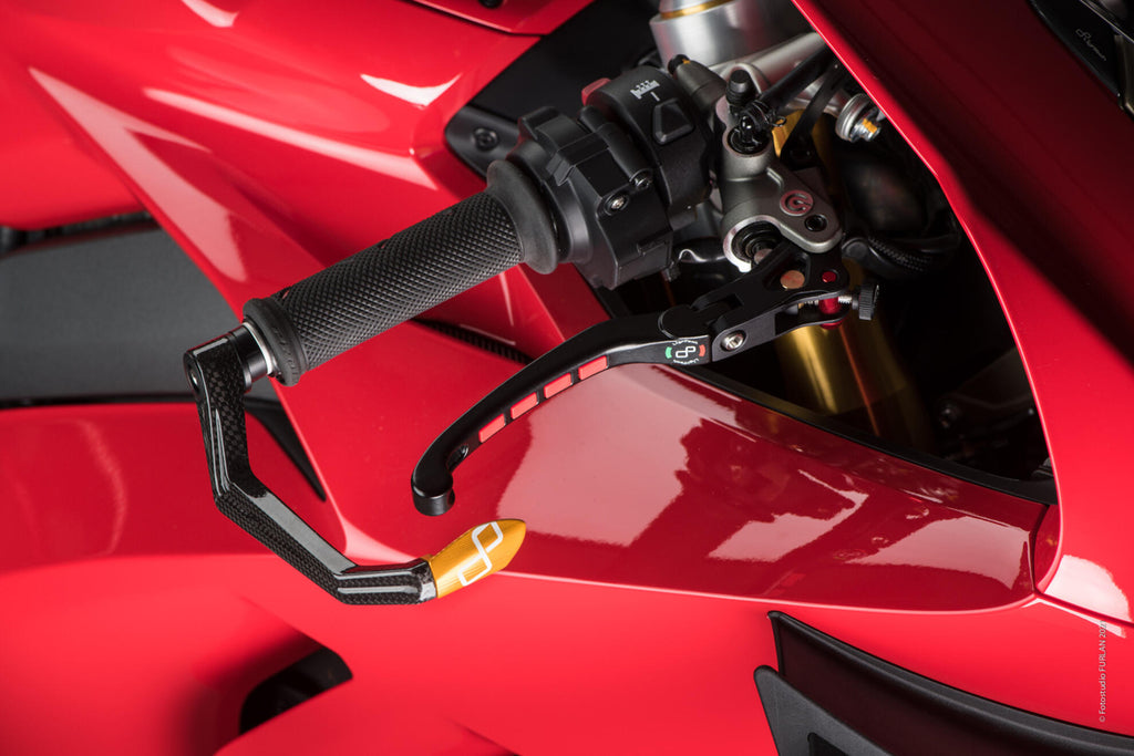 LighTech Brake Lever Guard - Carbon- Wheelbase L=132 Mm for Aprilia / BMW / CFMOTO / Ducati / Honda / KTM / Kawasaki / MV