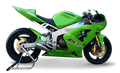 HP Corse Hydroform Satin Exhaust for Kawasaki ZX-6R 636 2003-2004 - HP Corse