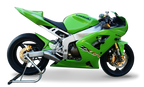 HP Corse Hydroform Satin Exhaust for Kawasaki ZX-6R 636 2003-2004 - HP Corse