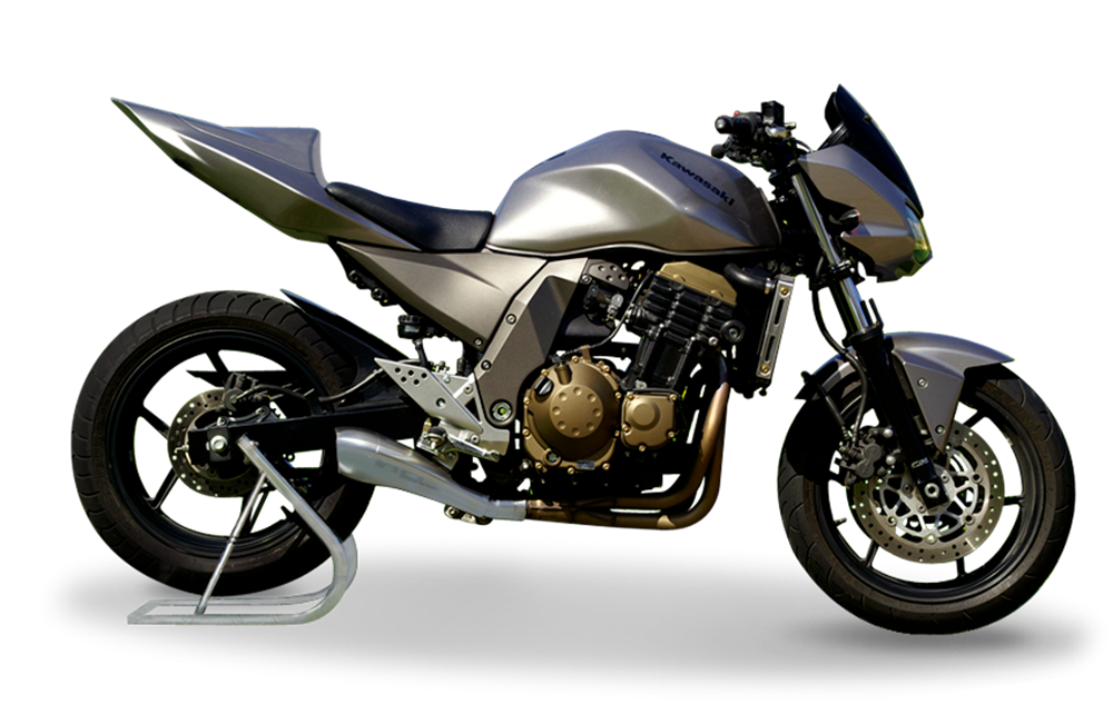 HP Corse Hydroform Satin Exhaust for Kawasaki Z 750 2004-2006 - HP Corse