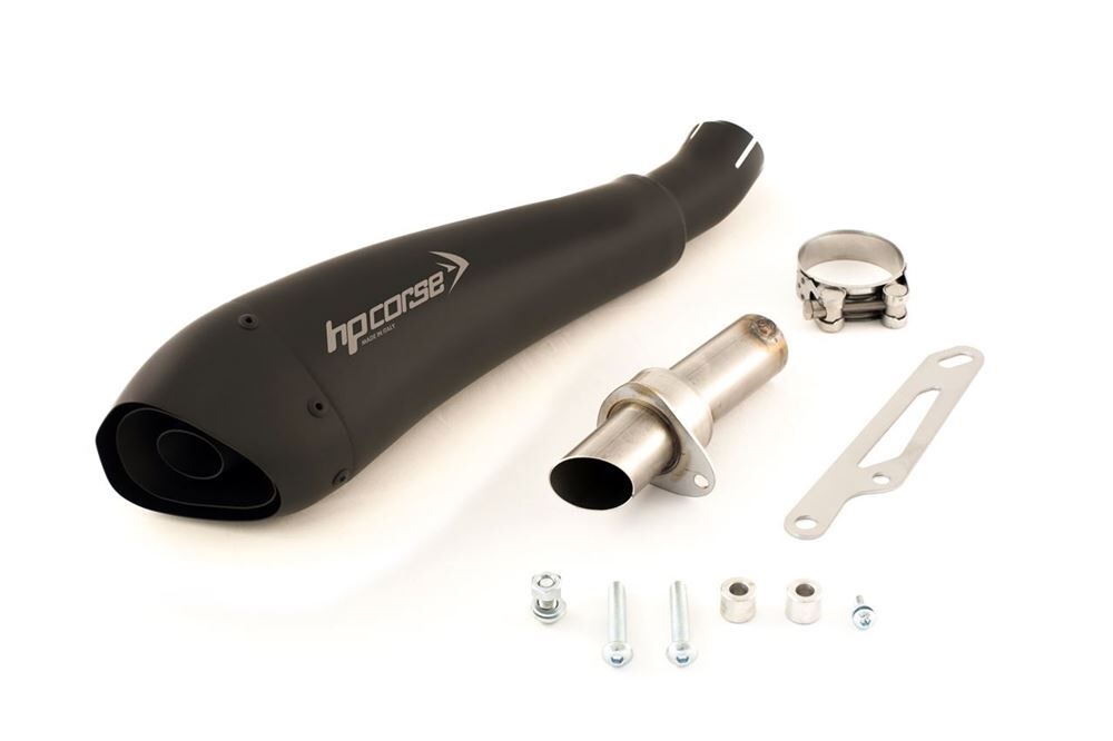 HP Corse Hydroform Black Exhaust for Kawasaki Z 750 2004-2006 - HP Corse