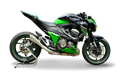 HP Corse Hydroform Satin Exhaust for Kawasaki Z 800 2013-2016 - HP Corse
