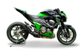HP Corse Hydroform Black Exhaust for Kawasaki Z 800 2013-2016 - HP Corse