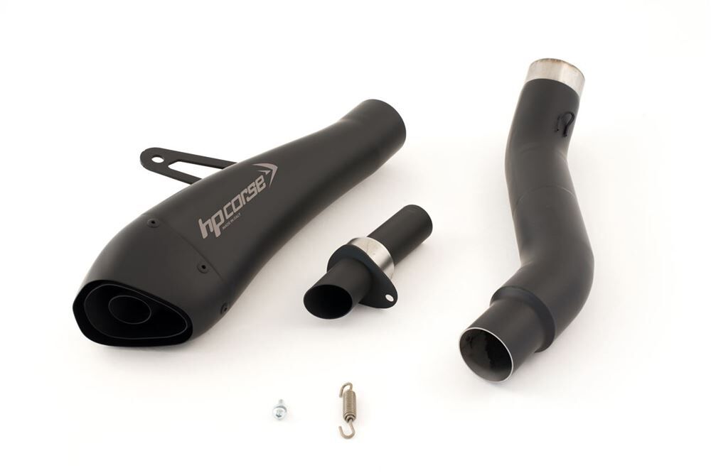 HP Corse Hydroform Black Exhaust for Kawasaki Z 800 E 2013-2016 - HP Corse