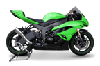 HP Corse Hydroform Satin Exhaust for Kawasaki ZX-6R 600 2009-2016 - HP Corse