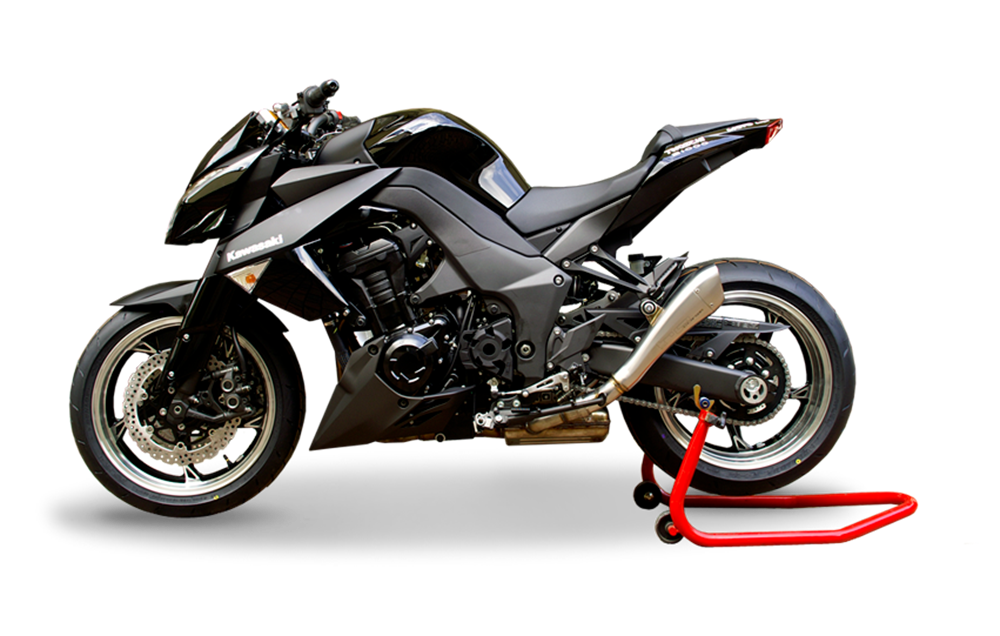 HP Corse Hydroform Satin Exhaust for Kawasaki Z 1000 2010-2017 - HP Corse