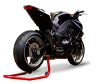 HP Corse Hydroform Black Exhaust for Kawasaki Z 1000 2010-2017 - HP Corse