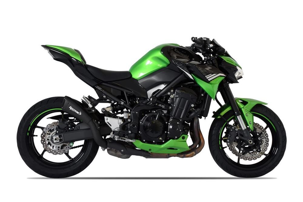 HP Corse Hydroform Short R Black Exhaust for Kawasaki Z 900 2020-2023 - HP Corse