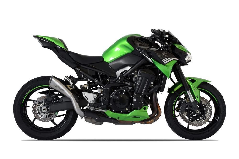 HP Corse Hydroform Short R Satin Exhaust for Kawasaki Z 900 2020-2023 - HP Corse