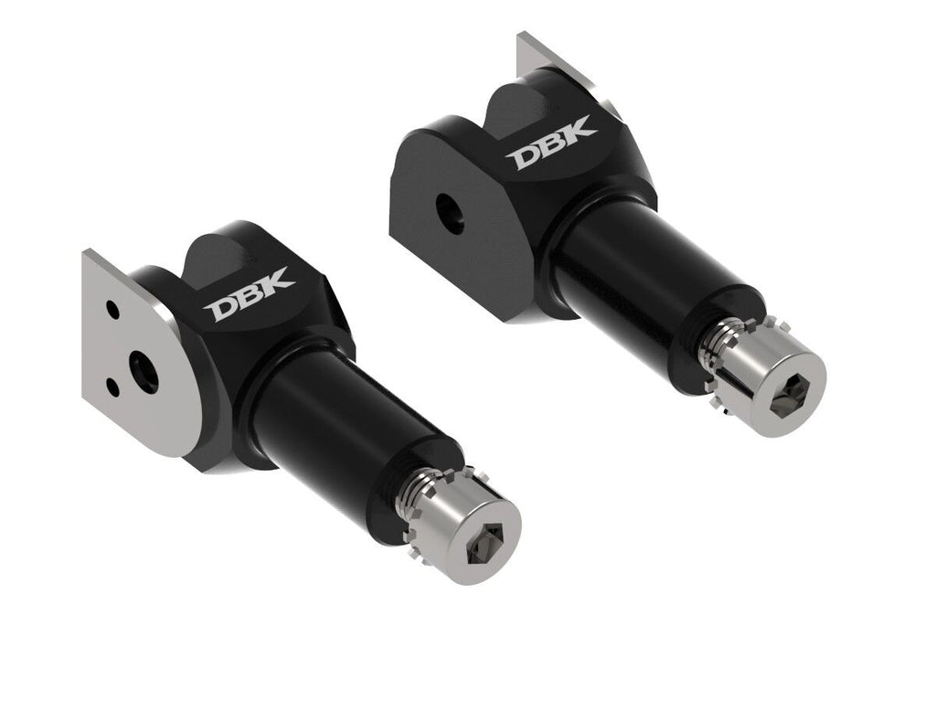 DBK Ducati Passenger Footpegs Support Kit
