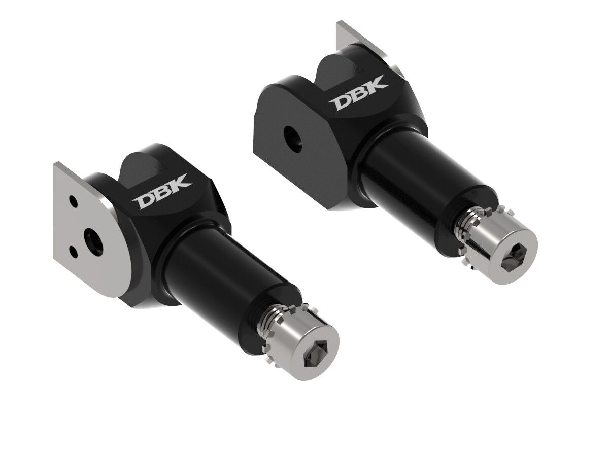 DBK Ducati Passenger Footpegs Support Kit