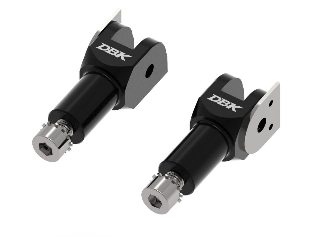 DBK Ducati Passenger Footpegs Support Kit