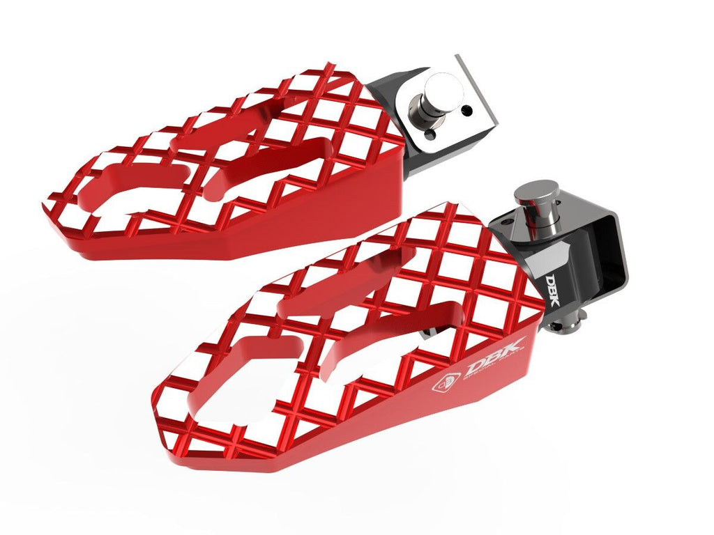 DBK BMW R1300GS Touring Passenger Footpegs Kit