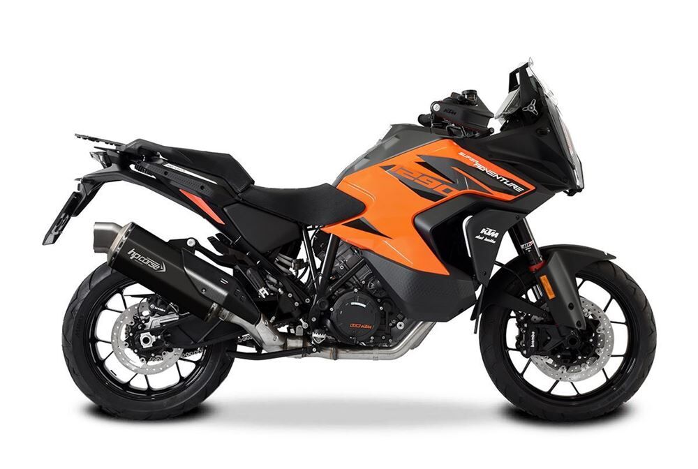 HP Corse 4-Track RR Black Titanium Exhaust for KTM 1290 Super ADV S/R 2021-2024 - HP Corse