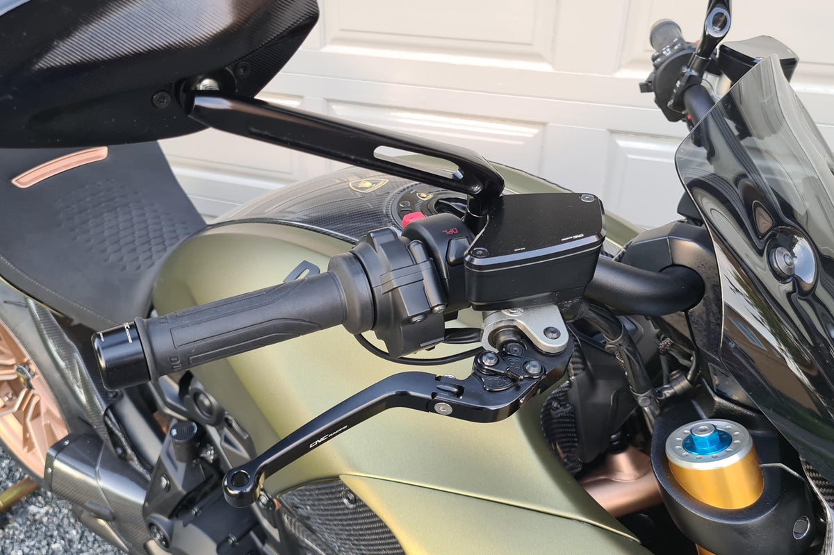CNC Racing Front Brake and Clutch Fluid Reservoir Caps for Ducati – Streaks - CNC Racing image 3