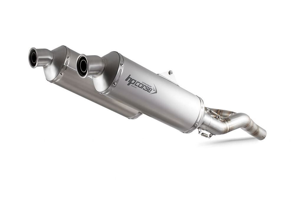 HP Corse SP-1 Titanium (Dual slip-on system) Exhaust for KTM 990 Adventure/R 2006-2014 - HP Corse