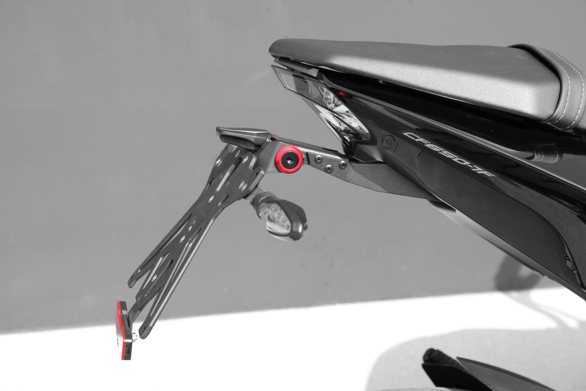 LighTech Adjustable License Plate Holder Kit for CFMoto for CFMOTO 650NK 2021–2024