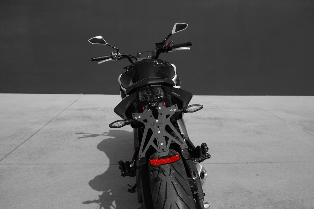 LighTech Adjustable License Plate Holder Kit for CFMoto for CFMOTO 650NK 2021–2024