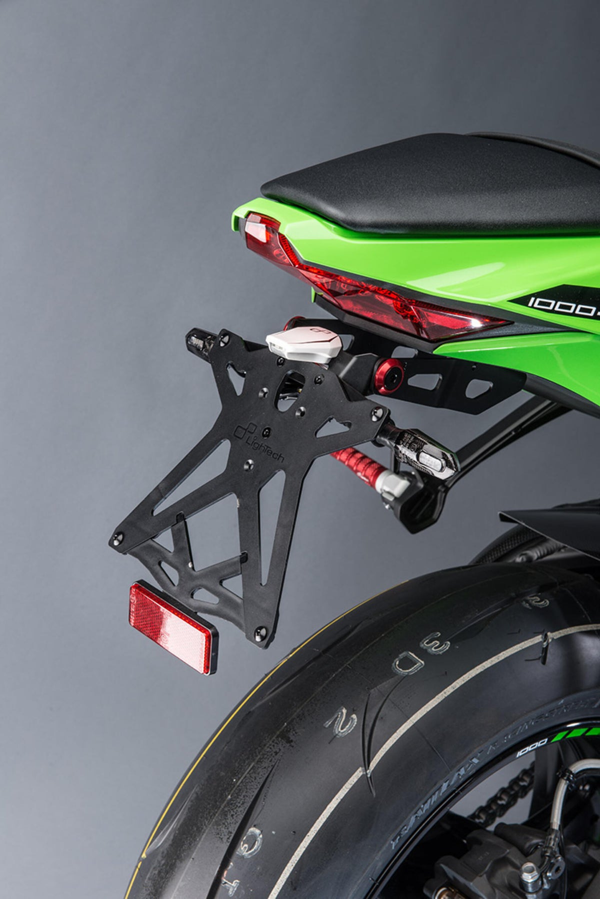 LighTech Adjustable License Plate Holder Kit for Kawasaki ZX10R 2016–2020