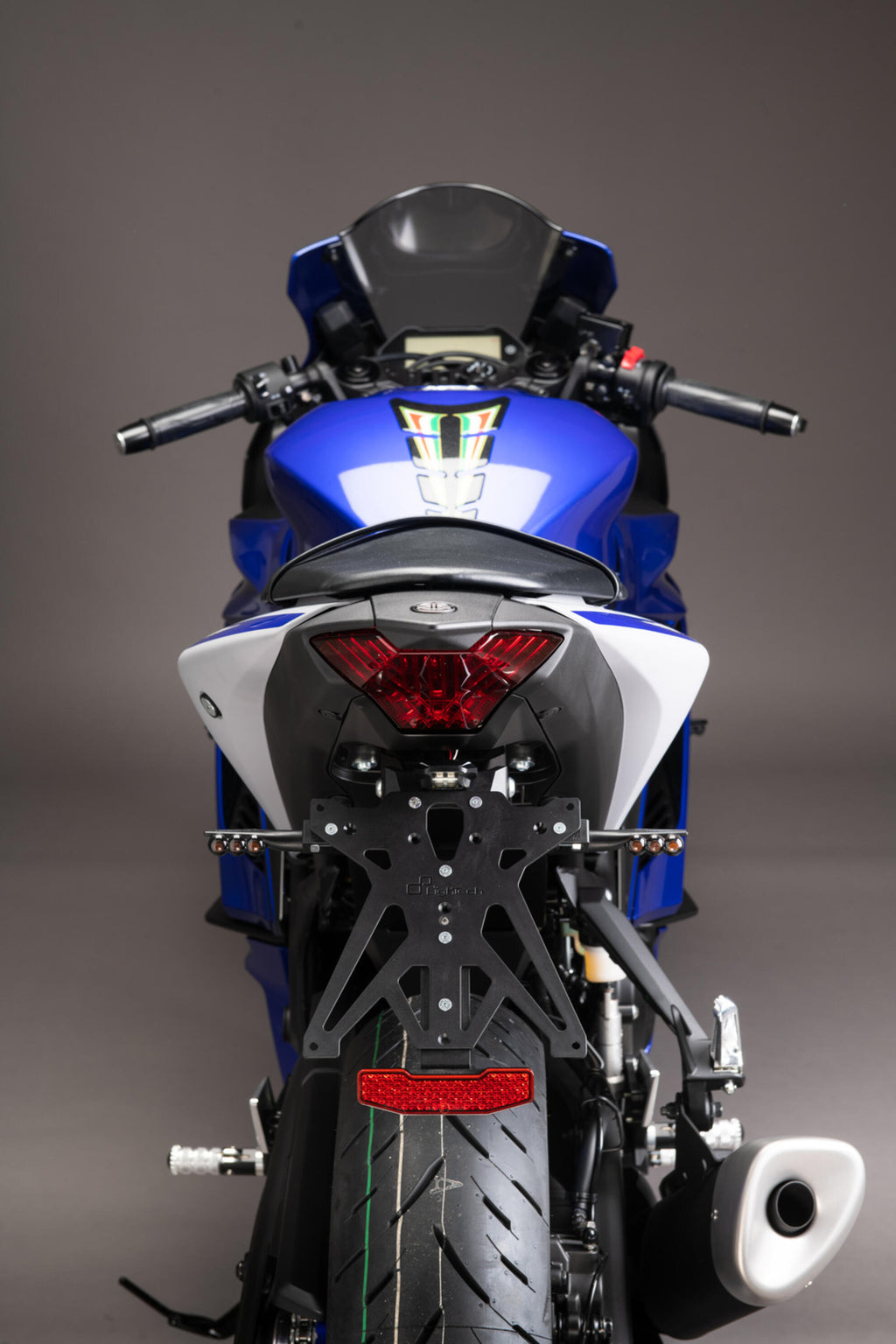 LighTech Adjustable License Plate Holder Kit for Yamaha MT 03 2015–2024 / Yamaha R3 2015–2025