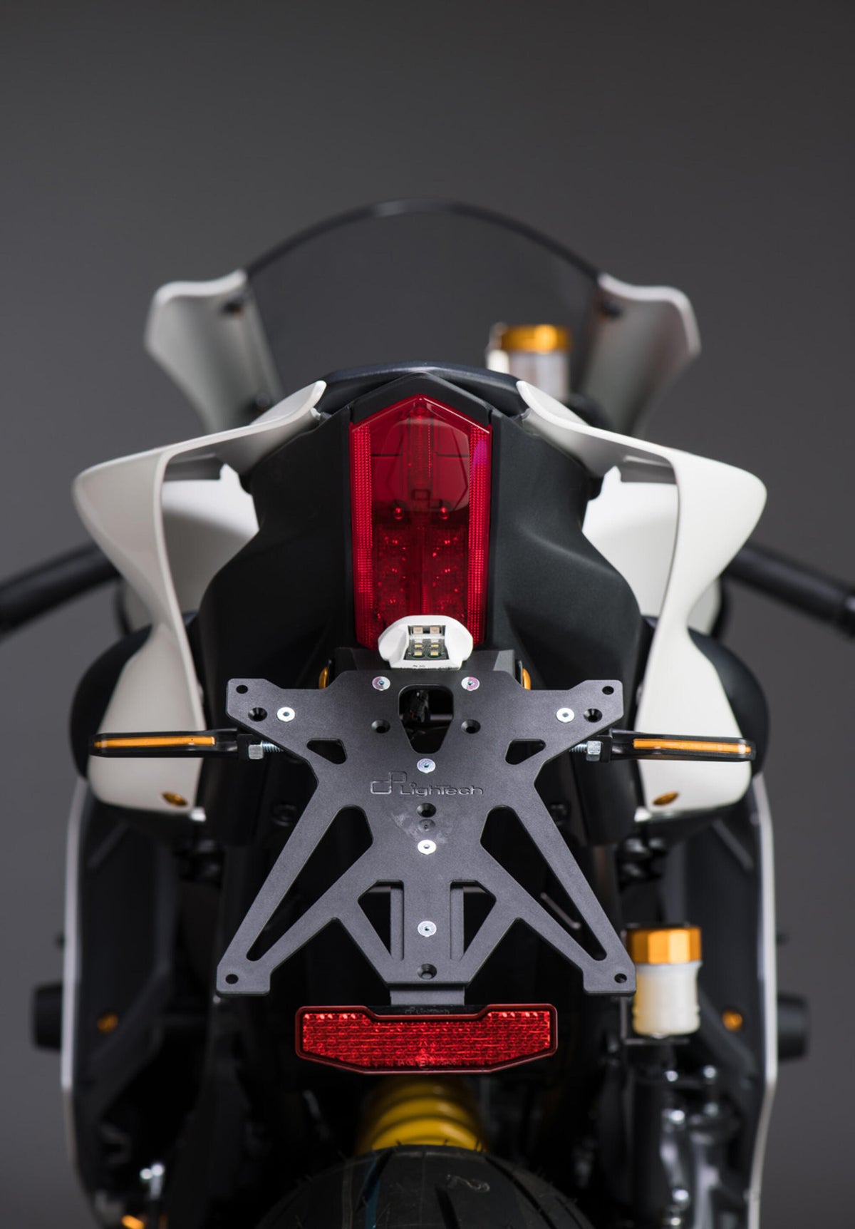 LighTech Adjustable License Plate Holder Kit for Yamaha R7 2022–2024