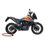 GPR exhaust Ktm Adventure 390 2020-2020, Furore Nero, Racing slip-on exhaust including link pipe and removable dbkiller - GPR Exhausts