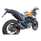 GPR exhaust Ktm Adventure 390 2020-2020, Furore Nero, Racing slip-on exhaust including link pipe and removable dbkiller - GPR Exhausts