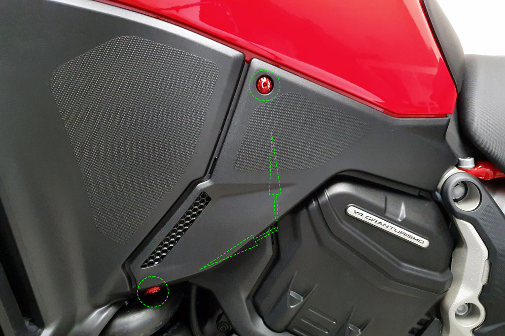 CNC Racing Screw kit frame side cover Ducati Multistrada V4 - CNC Racing image 3