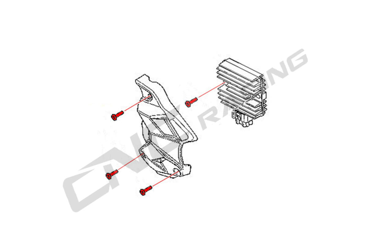 CNC Racing Protection Regulator Screw Set for MV Agusta Brutale - CNC Racing image 2