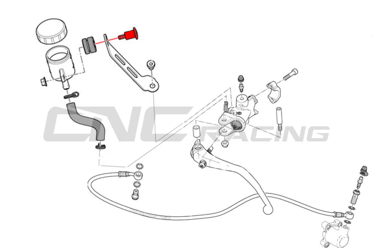 CNC Racing Screw front brake/clutch tank fluid - CNC Racing image 6