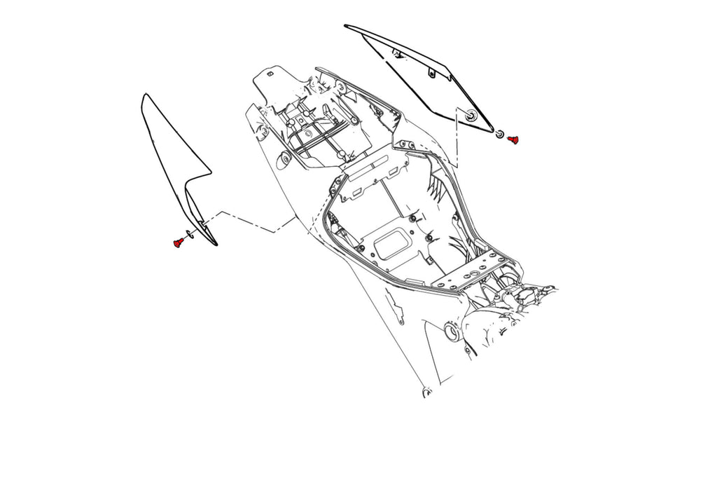 CNC Racing Screw kit seat cover Ducati Monster 937 - CNC Racing image 3