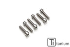 CNC Racing Rearsets screws kit M8x25 (6 pcs) MV Agusta Brutale – Titanium - CNC Racing