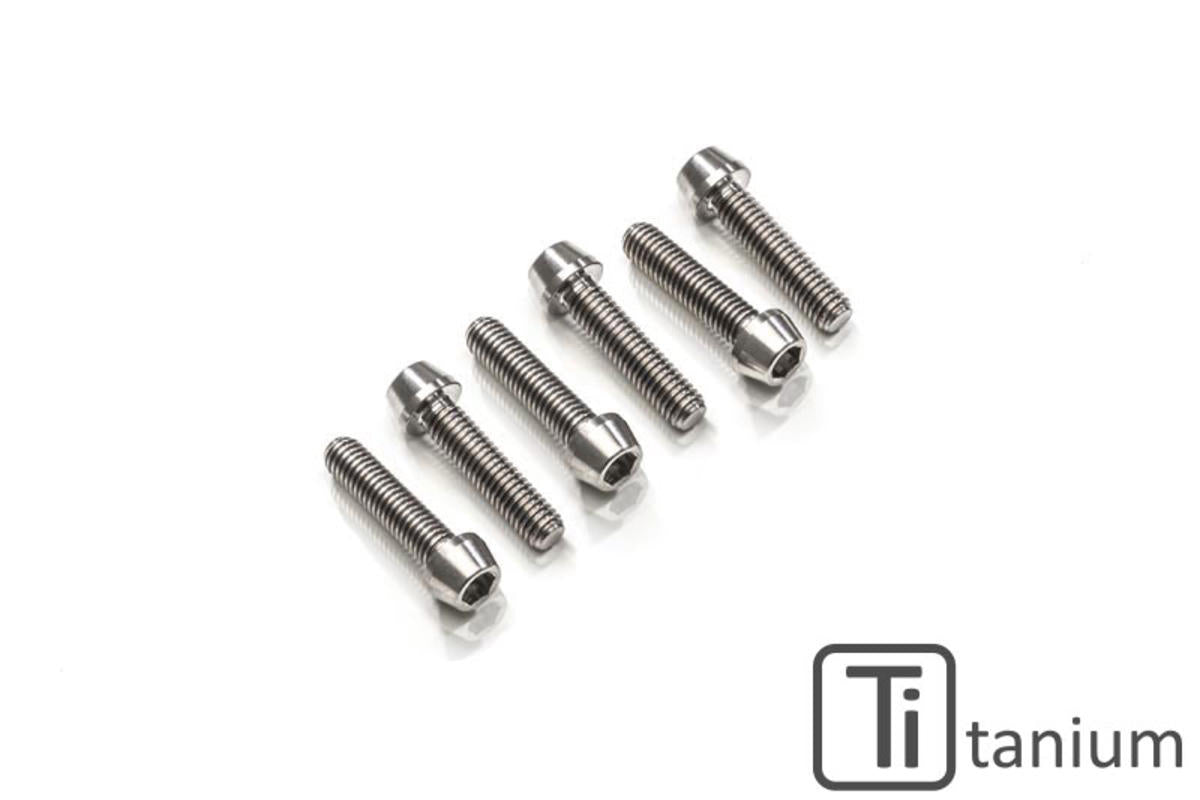CNC Racing Bottom triple clamp screw kit – Titanium - CNC Racing