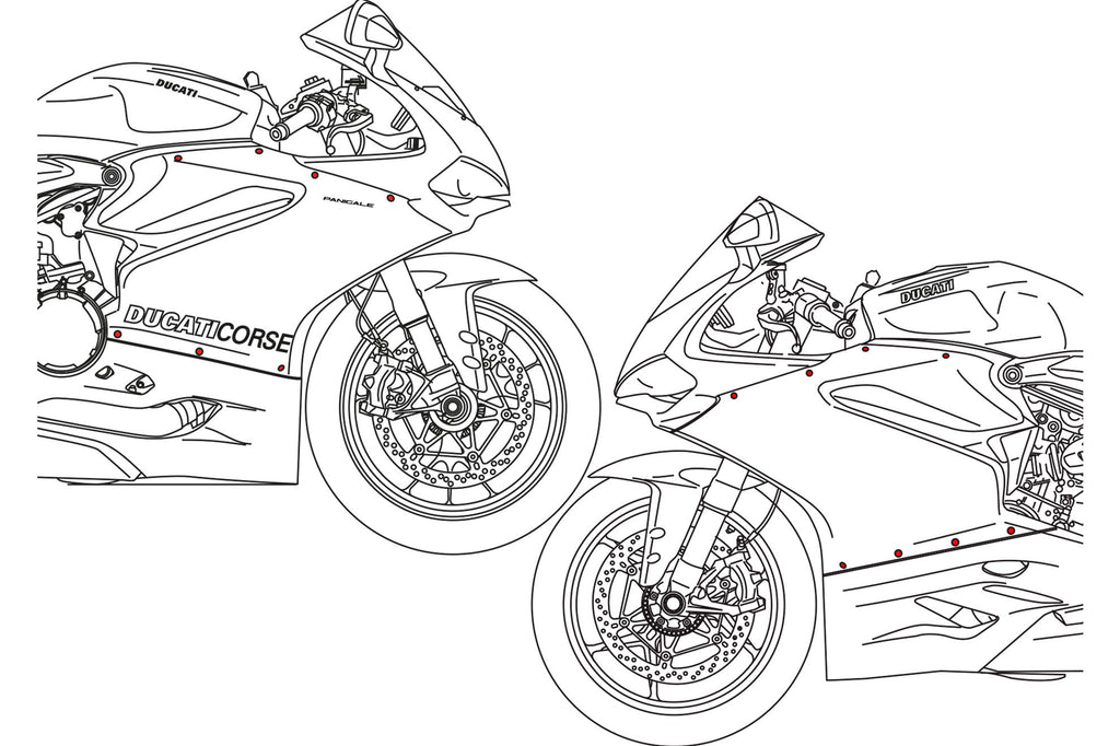 CNC Racing Screw Kit Fairing for Ducati Panigale Series - CNC Racing image 2
