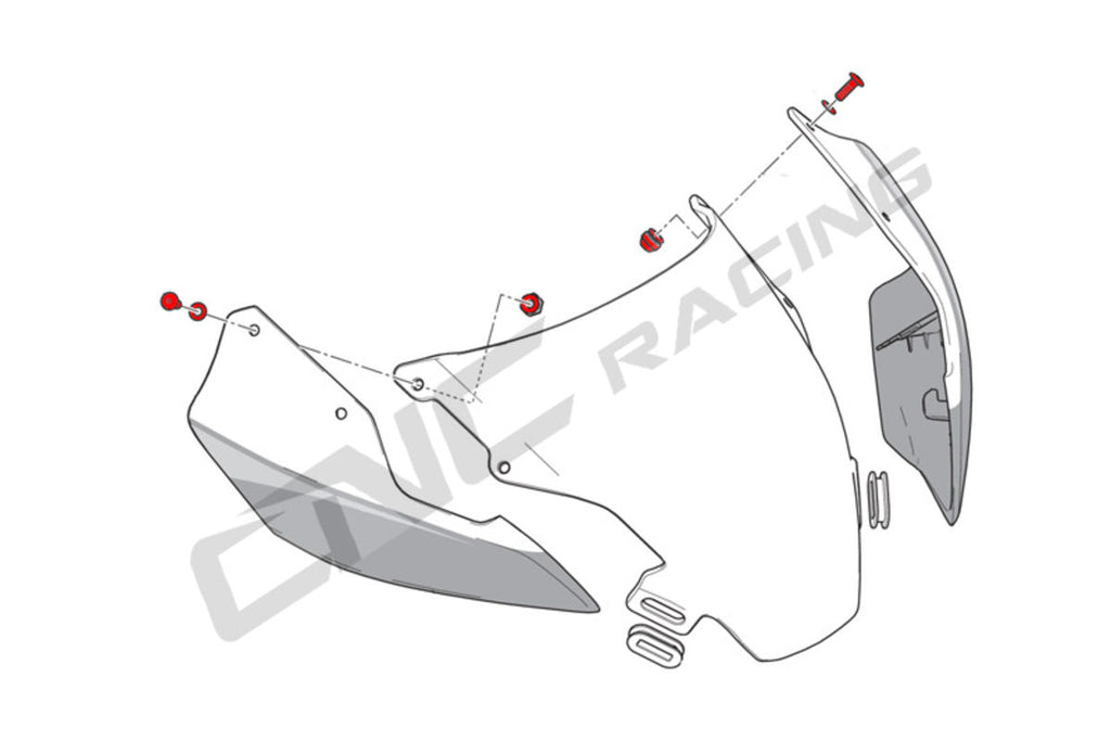 CNC Racing Screen bolt kit – Ducati - CNC Racing image 2