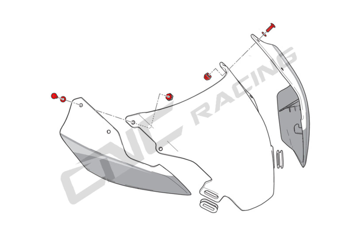 CNC Racing Screen bolt kit – Ducati - CNC Racing image 2
