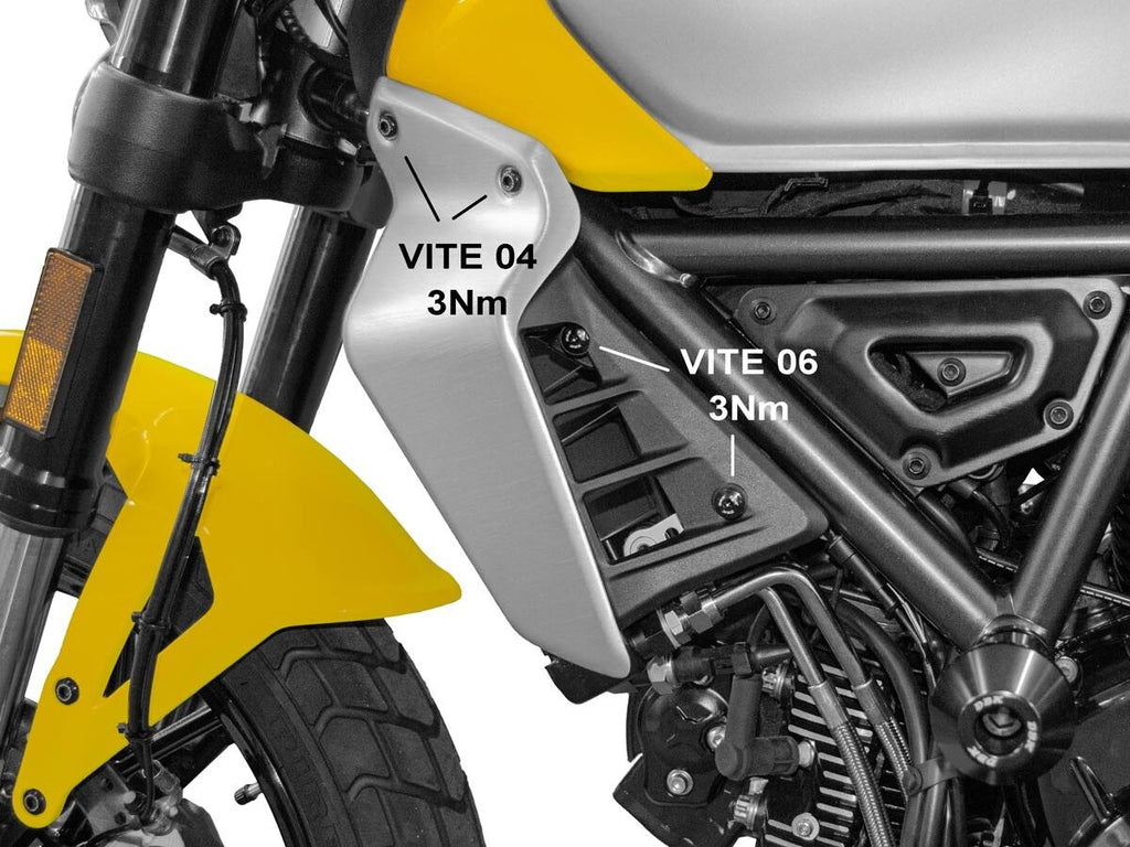 DBK Scrambler Front Side Panels Screw Kit