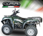 GPR exhaust Kawasaki KVF 750 2005-2011, Deeptone Atv, Homologated legal full system exhaust, including removable db killer - GPR Exhausts