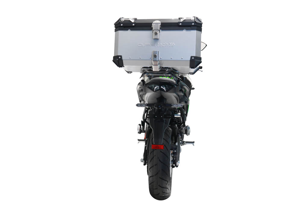 GPR Tech Alpi-Tech 35L Aluminium Top Case with Specific Fitting Plate - Kawasaki Versys 650 (2015–2016) - Silver - image 3