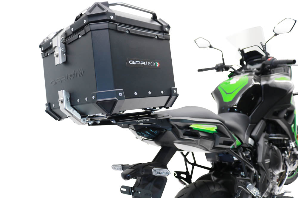 GPR Tech Alpi-Tech 35L Aluminium Top Case with Specific Fitting Plate - Kawasaki Versys 650 (2015–2016) - Black - image 3