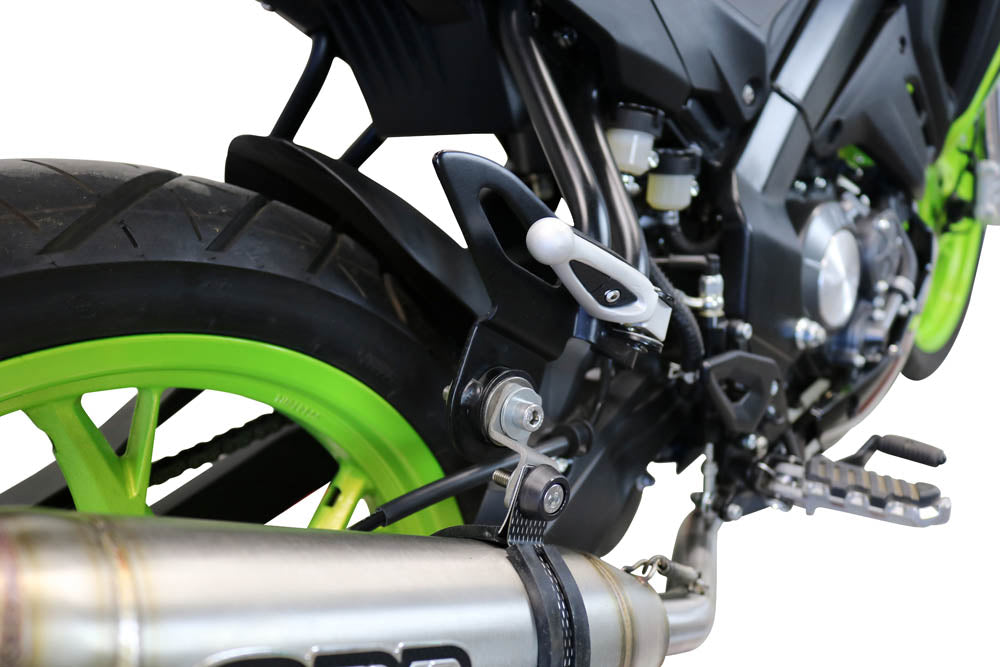 GPR exhaust Keeway Rkf 125 2018-2020, Deeptone Inox, full system exhaust legal for UK and non-EU countries including removable db killer - GPR Exhausts