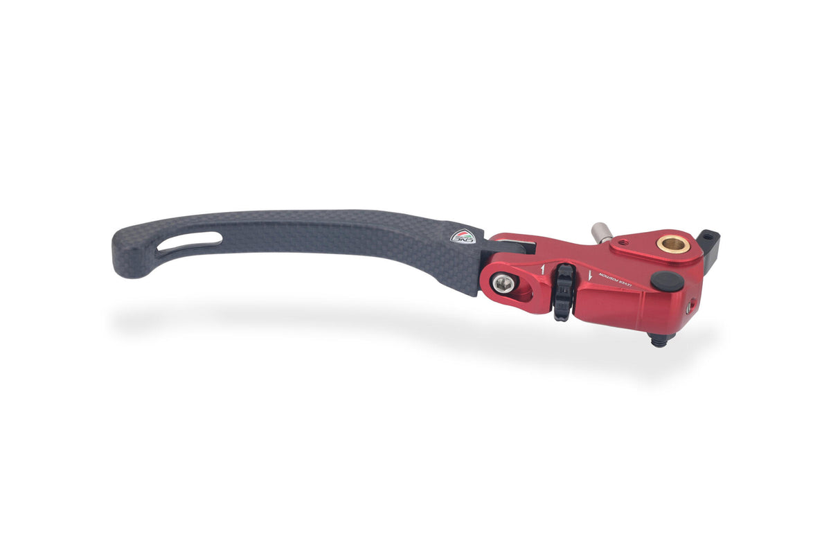 CNC Racing Brake Lever RACE EVO Folding Matt Carbon for Brembo Semi-Radial Master Cylinders