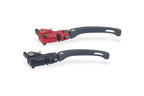 CNC Racing Clutch lever RACE EVO – Folding Matt Carbon for Brembo Semi-Radial master Cylinders - CNC Racing