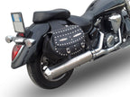 GPR exhaust Yamaha Xvs 1300 Midnight Star  2006-2014, Inox Oval Bomb, Homologated legal slip-on exhaust including removable db killer and link pipe - GPR Exhausts