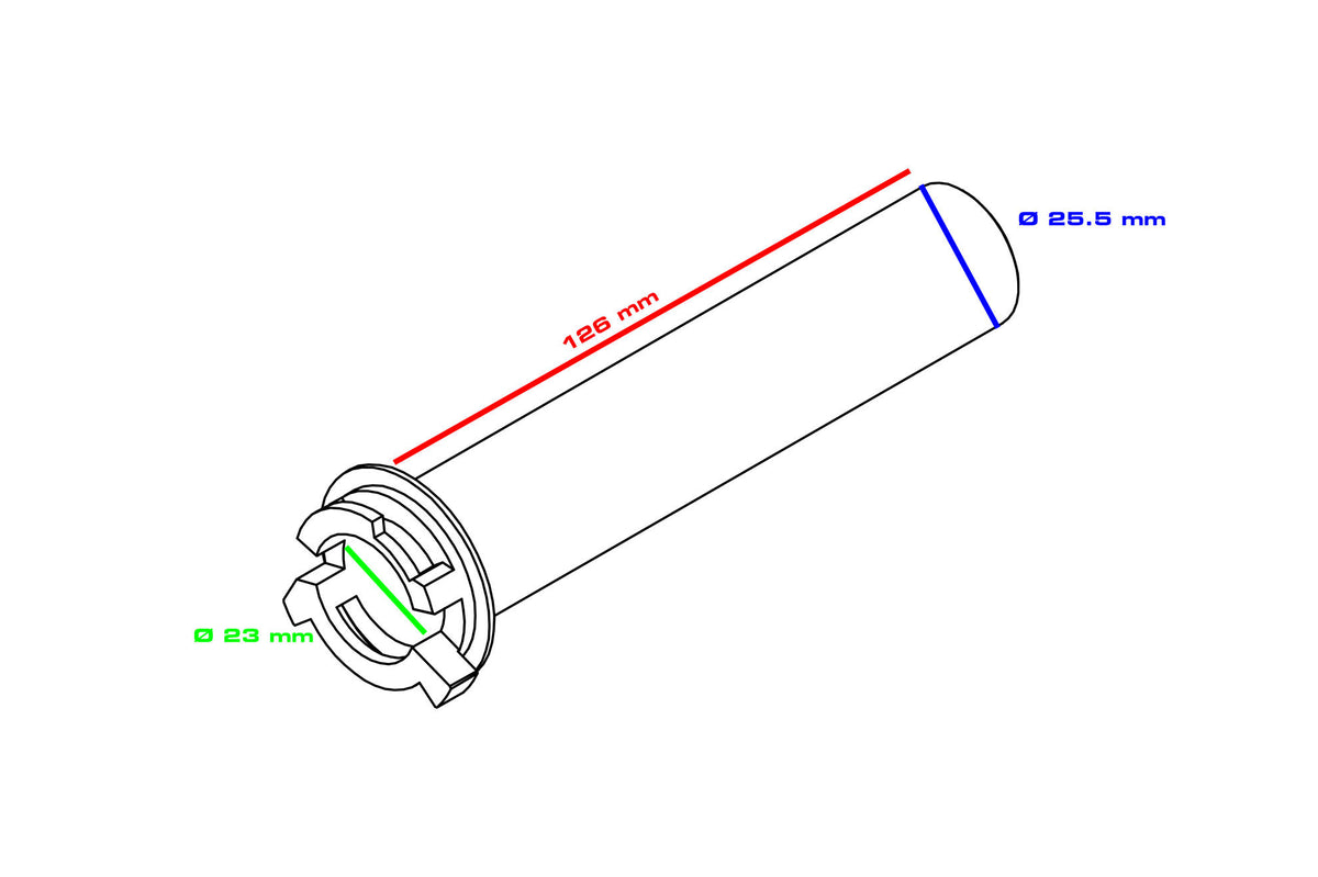 CNC Racing Throttle Control Tube Rbw for Ducati - CNC Racing image 2