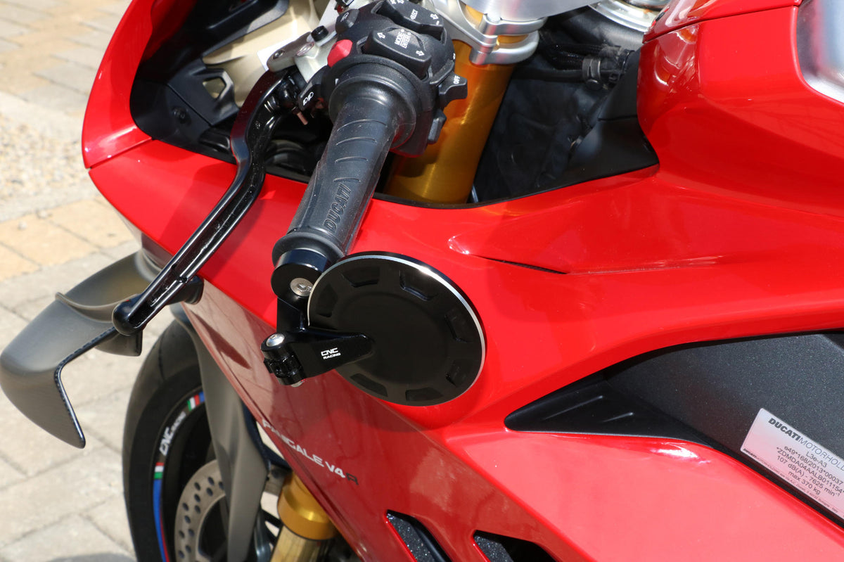 CNC Racing Bar end mirror Rocket left BICOLOR - CNC Racing image 2