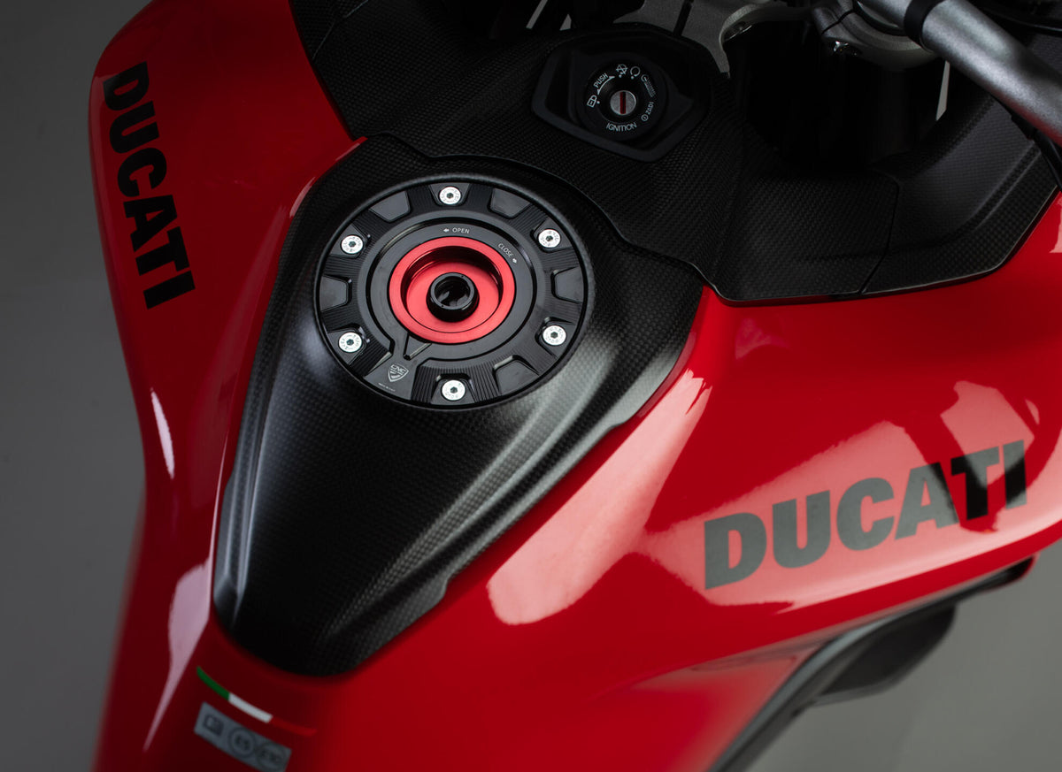 CNC Racing Fuel Tank Cover in Carbon for Ducati Multistrada V2 MY2025 - CNC Racing image 5