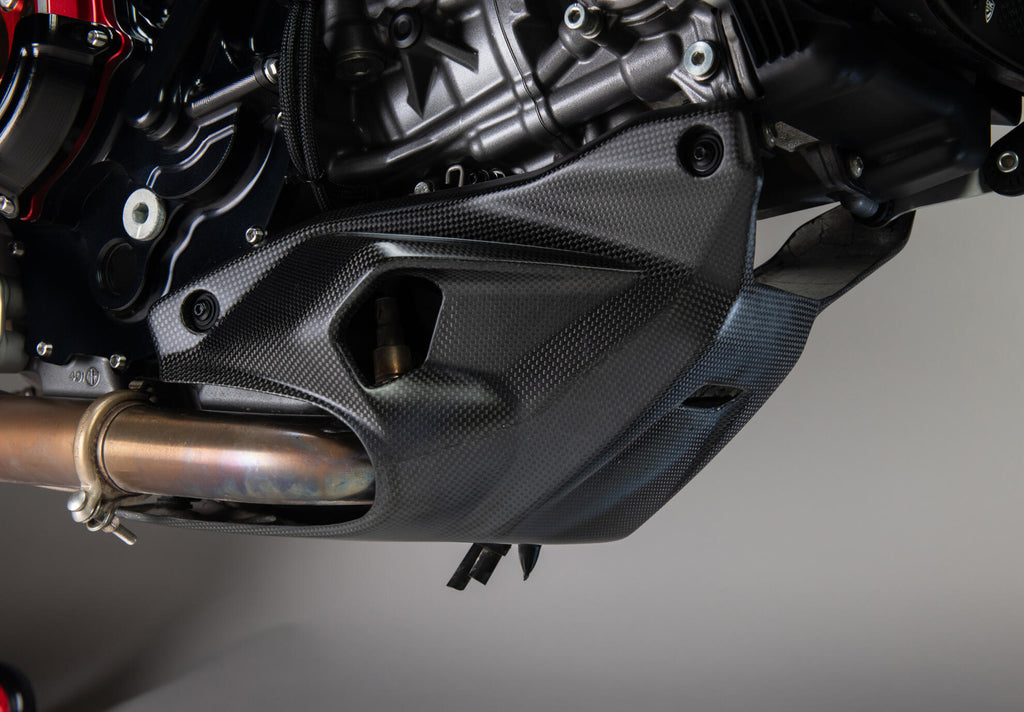 CNC Racing Engine Lower Protector in Carbon for Ducati Multistrada V2 MY2025 - CNC Racing image 2