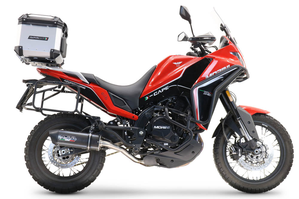GPR Tech Alpi-Tech 35L Aluminium Top Case with Specific Fitting Plate - Moto Morini X-CAPE 650 (2021–2024) - Silver - image 2