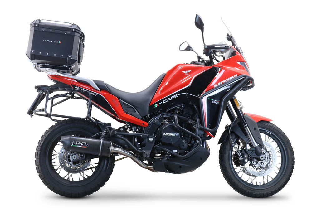 GPR Tech Alpi-Tech 35L Aluminium Top Case with Specific Fitting Plate - Moto Morini X-CAPE 650 (2021–2024) - Black - image 2